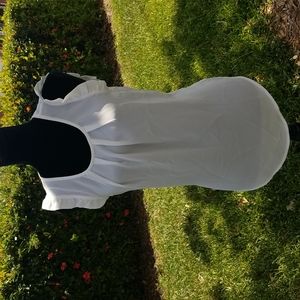 Sweet Rain white Sleeveless chiffon top